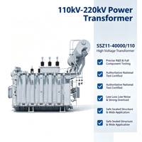 Transformateur de puissance 110 kV 40 MVA, conception économique, faible coût d'exploitation pour les postes de transformation des réseaux électriques