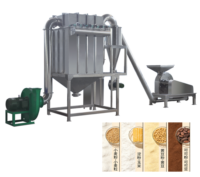 Moulin à céréales multifonctionnel automatique de petite taille pour le blé, le riz, le maïs, les haricots, le broyage et le concassage