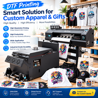 Mesin Printer DTF 60cm untuk Cetak Kaos dan Hoodie, Mesin Printer I3200 60cm DTF