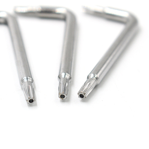 Độ chính xác cao L hình dạng đôi cuối T10 T15 T20 T30 T25 T27 thép carbon Hex <span class=keywords><strong>Key</strong></span> Torx cờ lê lục giác cờ lê với lỗ - Product Image 3