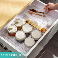 Lot d'Organisateurs à Tiroirs Transparents pour Cosmétiques, Bijouterie Divers, Plateaux Multifonctionnels, 25 Pièces