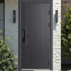 ZS Portes de sécurité en métal au design moderne personnalisées Entrée extérieure commerciale manuelle ignifugée étanche insonorisée antivol - Product Image 4