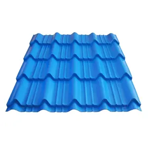 Großes lager ppgi metall dachplatten ppgl gewellt zink farbbeschichtete dachplatten preisliste