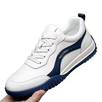 Chaussures de course d'hiver de haute qualité à lacets, tige en PU, semelle intermédiaire en PVC, tissu en coton, confortables, légères, tendance, couleur unie
