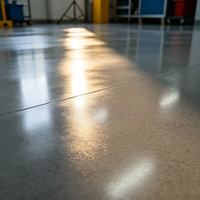 Revêtement de sol liquide en résine époxy, peinture durable à longue durée de vie pour les environnements industriels, application au rouleau