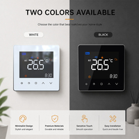Termostato Digital con Pantalla Táctil para Calefacción por Suelo Radiante, Controlador Inteligente de Temperatura Ambiente para Sistemas de Calefacción Hidrónica