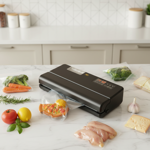 Mini scelleuse <span class=keywords><strong>sous</strong></span> <span class=keywords><strong>vide</strong></span> automatique compacte en acier inoxydable pour le stockage des aliments ménagers - Product Image 1