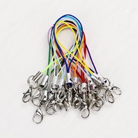 Custom Enkele Ring Kreeft Gesp Aluminium Lanyard Flexibele Sleutelhanger Accessoires Voor Telefoon Tas En Sieraden Verkrijgbaar In Verschillende Kleuren