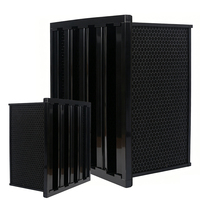 Filtro de Aire HVAC Industrial con Carbón Activado en Forma de V, Estructura de Panal, Elimina Formaldehído y Malos Olores, OEM Disponible
