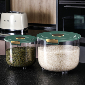 Trong Suốt Vòng Độ Ẩm Và Côn Trùng Bằng Chứng Thiết Kế Pet Dog Thực Phẩm <span class=keywords><strong>15Kg</strong></span> Gạo Nhựa Ngũ Cốc Lưu Trữ <span class=keywords><strong>Container</strong></span> - Product Image 6