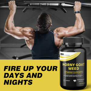 Cápsulas de Hierbas Naturales para Hombre, Extracto de Epimedium, Energía Masculina, Cápsulas de Hierba de Cabra en Celo, Venta al Por Mayor de Fábrica, OEM - Product Image 3