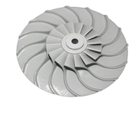 Ventilateur à 4 pales en métal imprimé en 3D sur mesure, refroidisseur d'huile de moteur marin en aluminium de type épais, accessoires d'échappement de moteur