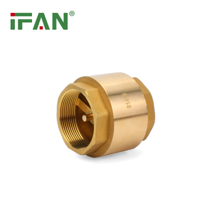 IFAN độ bền cao 1/2 "-2" dọc kiểm tra van Brass màu điều khiển lưu lượng nước Brass kiểm tra van - Product Image 3
