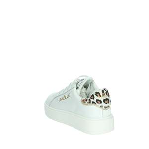 รองเท้าผ้าใบเด็กผู้หญิง Gaelle Paris ลายเสือดาวสีขาว สไตล์แพลตฟอร์ม - Product Image 2