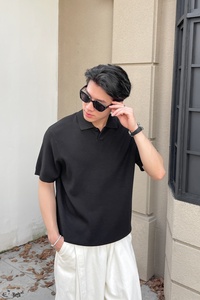 เสื้อโปโลเนื้อนุ่มพรีเมียมสำหรับผู้ชาย ผ้าผสมวิสโคสและโพลีเอสเตอร์ ระบายอากาศได้ดี แขนสั้น คอปก เหมาะสำหรับใส่ลำลองในฤดูร้อนหรือใส่ทำงานแบบสบายๆ - Product Image 6