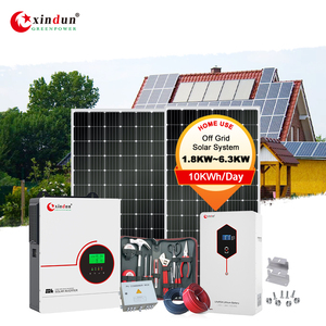 ระบบแผงโซลาร์เซลล์แบบไฮบริดออฟกริดขนาด 6kw 6kva 6 กิโลวัตต์ 10 กิโลวัตต์ แบบพกพา พร้อมแบตเตอรี่ สำหรับบ้านทั้งหลังและฟาร์ม ราคาชุดอุปกรณ์ครบชุด - Product Image 1