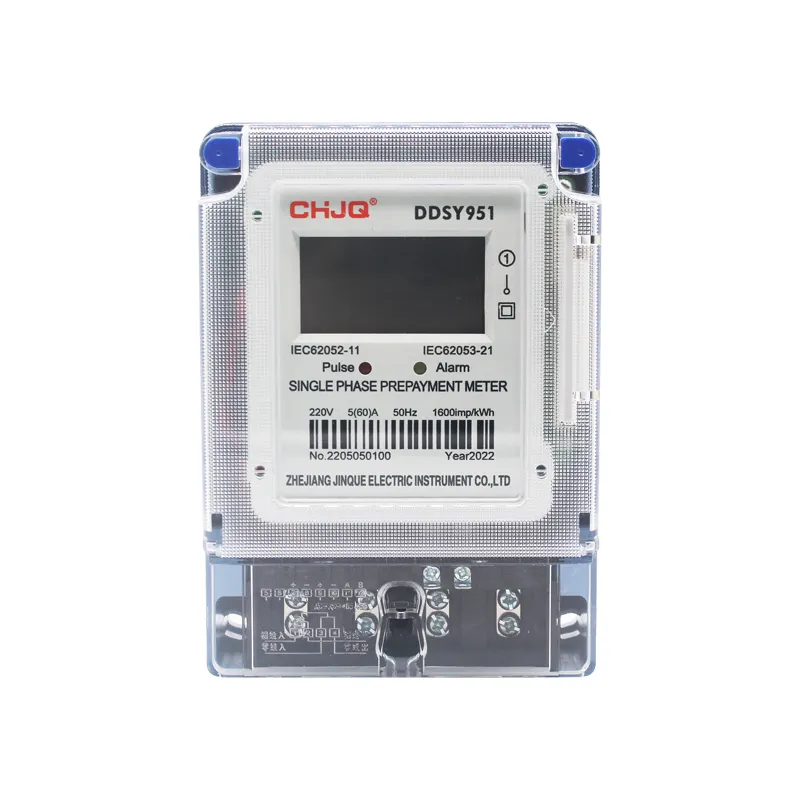DDSY951 single-phase plug-in prepaid electric energy meter for household and commercial use