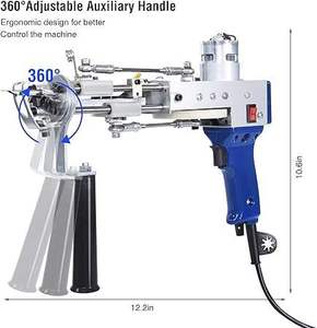 <span class=keywords><strong>Pistolet</strong></span> à touffeter haute performance 2-en-1 pour <span class=keywords><strong>textile</strong></span> Hauteur de pile personnalisable Excellente fiabilité - Product Image 2