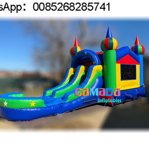 Kids Commercial Inflatable Bounce House Lovely Candy Cane Theme Jumping Castle with Slide Combo Made of Durable PVC Party Rental - Product Image 6