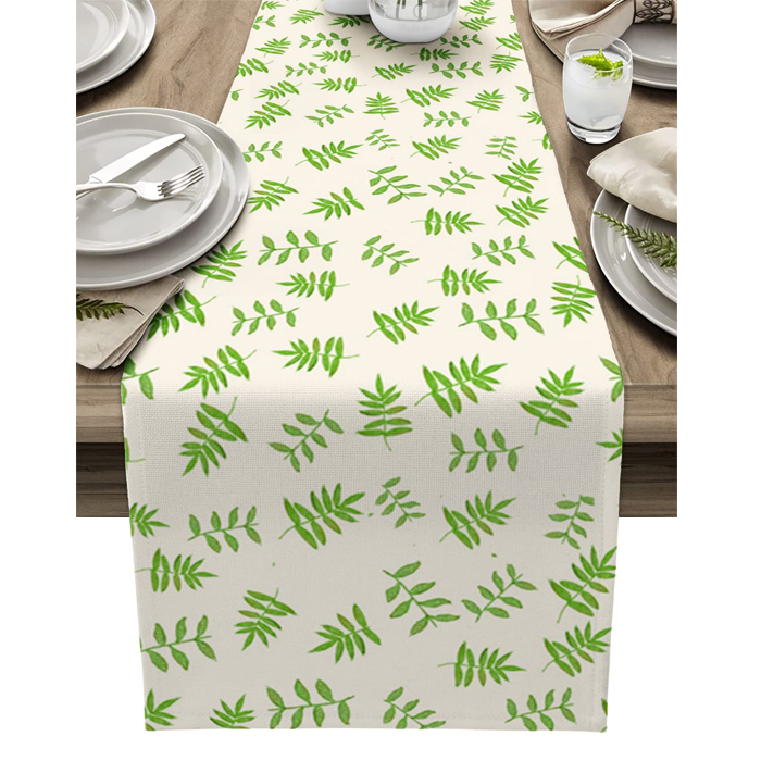 Прямая Заводская поставка высокое качество пользовательская Сублимационная ткань цифровая печать хлопок и лен печатная Рождественская скатерть