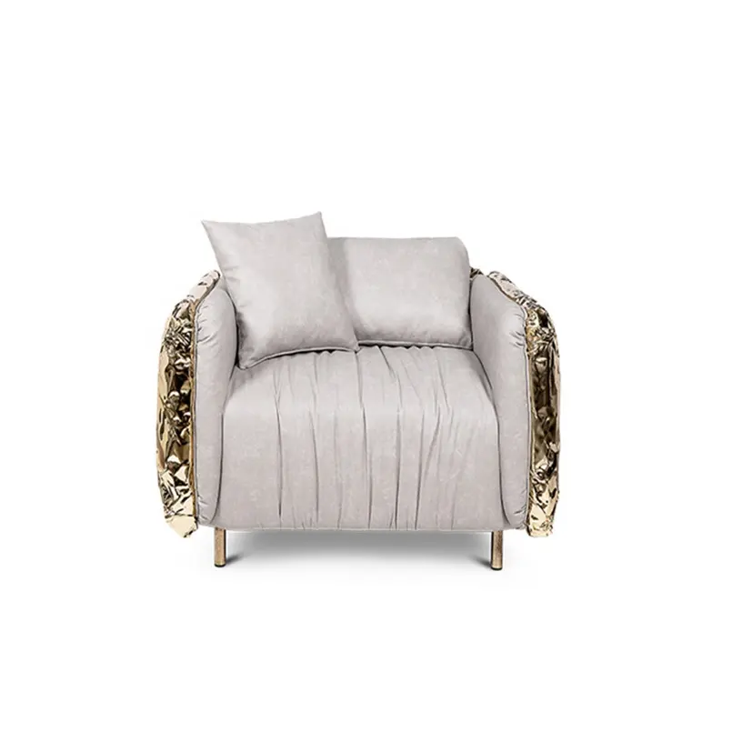 Sofá de cuero para el hogar, muebles modernos de nuevo diseño personalizados, 2022