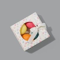 Boîte à donuts rose personnalisée, réutilisable, biodégradable, sacs à bonbons pour fêtes, sacs cadeaux pour les enfants, fournitures et décorations pour fêtes d'anniversaire