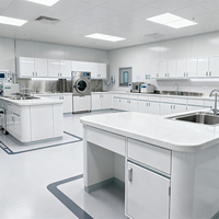 Armoire latérale moderne pour clinique dentaire, hôpital, école, avec tiroirs de rangement en acier inoxydable pour usage commercial, durable