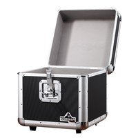 7 pouces LP Disque Vinyle Étui de Transport En Aluminium