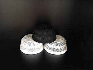 Chapeau de prière musulman à la mode Vente en gros du chapeau tricoté arabe respirant pour hommes - Product Image 2