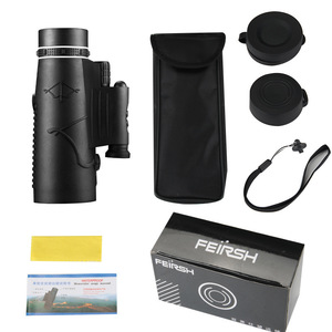 Feirsh 12x50 Night Vision Monocular Telescope With Light Outdoor Birdwatching Handheld Mirror Fmc Green Coating - Product Image 3