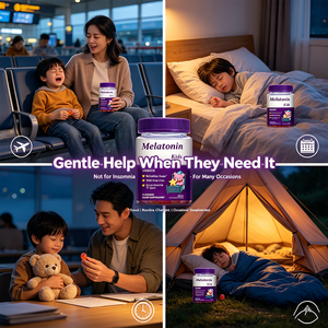 Gomitas de Melatonina para <span class=keywords><strong>Niños</strong></span> al por Mayor, <span class=keywords><strong>Vitaminas</strong></span> para Dormir, Ayuda a que los <span class=keywords><strong>Niños</strong></span> se Duermen Naturalmente, Gomitas de Melatonina de Baja Dosis, 60 Gomitas - Product Image 4