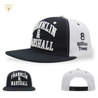 Casquettes Snapback Unisexe en Coton Sergé à 5 Panneaux avec Logo Brodé Personnalisé