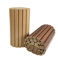 Panneaux muraux décoratifs cannelés super flexibles en MDF Tambour mural Sculpture sur bois Décoration murale pliable Panneau 3D en bois