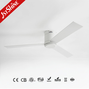 1Stshine Quạt Trần Quạt Trần Gắn Trần MDF Trắng Thiết Kế Mới Nhất Hiện Đại Điều Khiển Từ Xa - Product Image 2