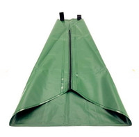 20-Gallonen Hochleistungs-Wasserdichte Dunkelgrüne Langsam Freigebende Acryl-Plane PVC-beschichtete Bewässerungsbeutel mit Ringen für den Garten – Neu