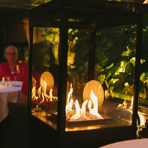 <span class=keywords><strong>Chimenea</strong></span> de Gas de Patio Moderna, Independiente, con Llama de Torre, Negra, de 8KW, de Hierro, para Exteriores, de Propano, para Patios - Product Image 2