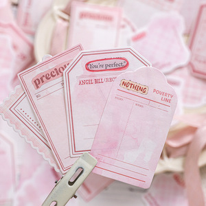Cuaderno de Acuarela a Cuadros con Elementos Decorativos, Serie de Notas Adhesivas, 30 Hojas por Paquete - Product Image 4