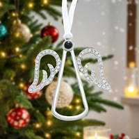 Nouvelle Décoration de Noël Pendentif Ailes d'Ange Projection Photo Personnalisable Cadeau Très Vendu