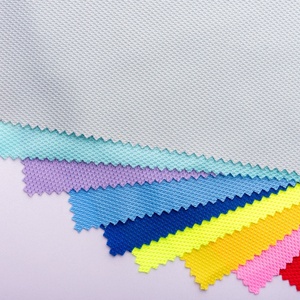 卸売K208 100% ポリエステルテクスチャニットメッシュ生地染め屋外靴と裏地 - Product Image 1