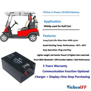 Batería de repuesto <span class=keywords><strong>para</strong></span> carrito de golf <span class=keywords><strong>tesla</strong></span> roypow, 48 v, 160 amperios, iones de litio, lifepo4, 48 v, 100ahgolf - Product Image 5