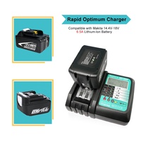 Chargeur rapide DC18RF 14.4/18V 6.5A avec écran LCD pour batterie Mak Tas 18V BL1850B BL1860B BL1830B Chargeur DC18RD DC18SF DC18RT