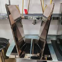 Vente en gros, soudage de la tôle d'acier inoxydable, cadre de meubles de salle à manger, chaise à café, pieds de table