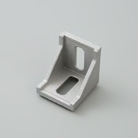 Connecteur d'angle droit pour meubles, support de fixation pour table et chaise, en alliage d'aluminium épaissi