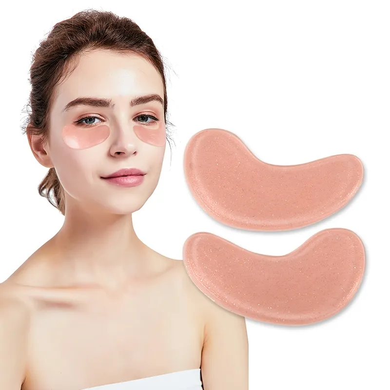 Reduz linhas finas rosa glitter colágeno hidratante hidrogel cuidados com a pele máscara