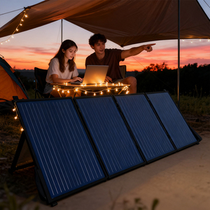 Special Offer 200W <b>Solar</b> Folding Bag Outdoor Mobile Power Output Photovoltaic Panel Portable <b>Solar</b> Power <b>Generation</b> Panel Free S - Product Image 1