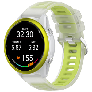 <span class=keywords><strong>Bracelet</strong></span> de montre en silicone de remplacement 20/22 mm, <span class=keywords><strong>bracelet</strong></span> de montre bicolore en gelée pour montre Garmin - Product Image 3