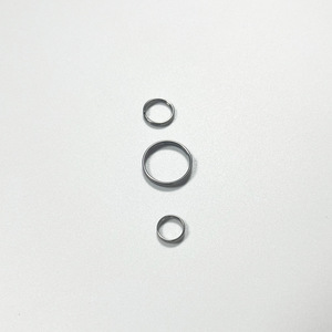Custom <b>Key</b> <b>Rings</b> Iron Galvanized Nickel Plated Stainless Steel <b>Car</b> <b>Key</b> Accessories Silver Color Compression Spring Inner - Product Image 3