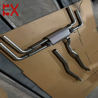 Systèmes d'échappement intermédiaire-arrière à flux d'air variable contrôlé électroniquement en acier inoxydable poli miroir de 1,5 mm pour BMW X2 M35i
