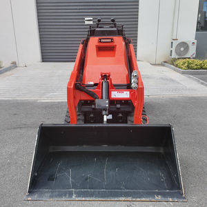 <span class=keywords><strong>Loader</strong></span> Mini Skidsteer V1000 Compact Stand-on Langsung dari Pabrik dengan Track Karet, Bersertifikasi <span class=keywords><strong>CE</strong></span> EPA, Mesin Kubota, Bucket Depan - Product Image 4