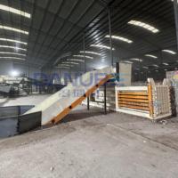 Ligne de broyage et de compactage de matériaux en cuir et tissu pour la fabrication de chaussures, disponible immédiatement